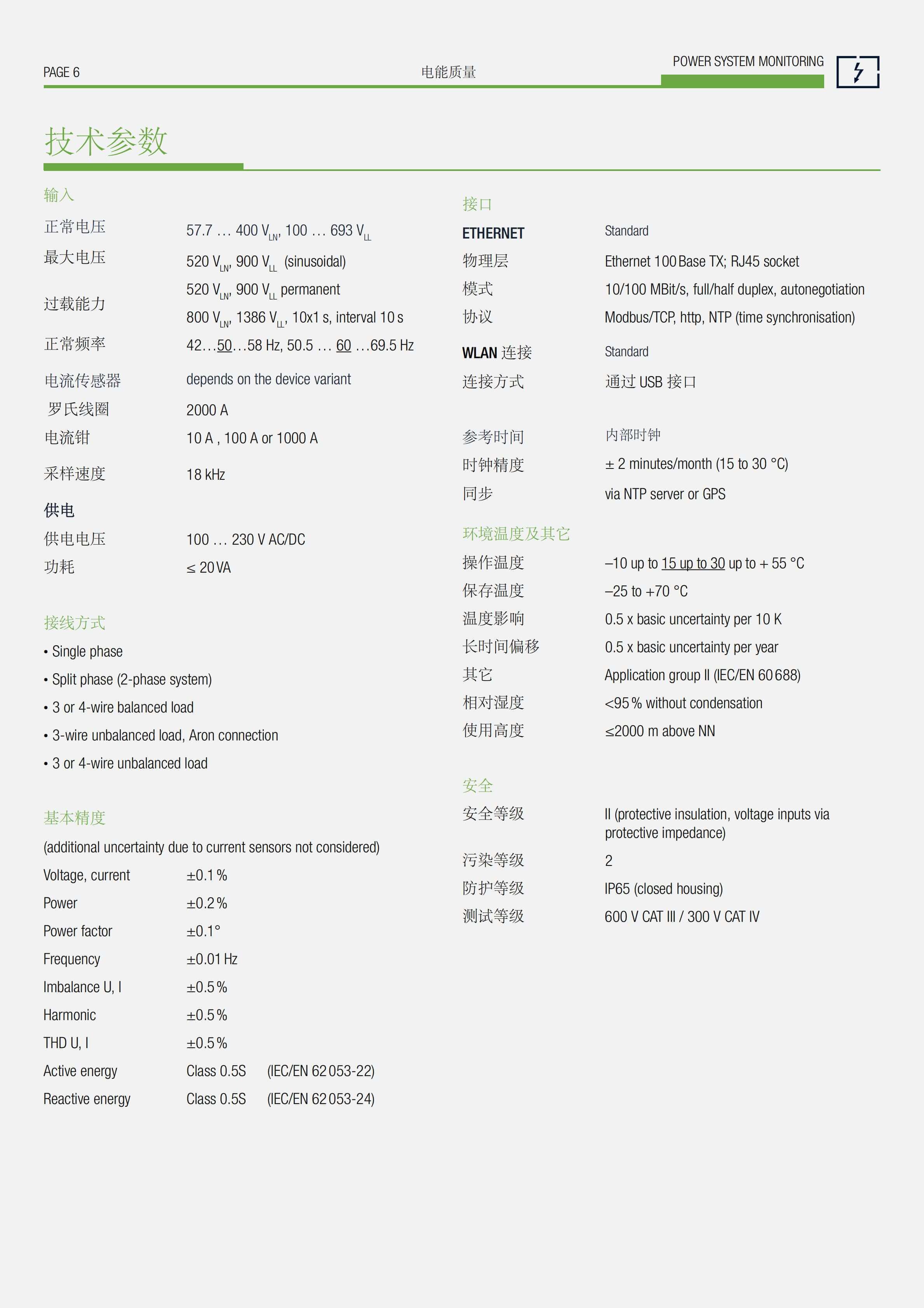 便攜電能質(zhì)量分析儀LINAX PQ5000-Mobile技術參數(shù)_05